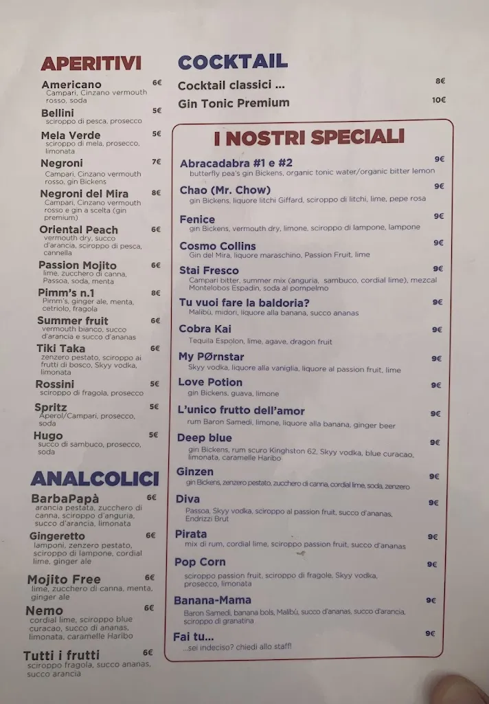 Menu_Bar Miralago_Calceranica al Lago_image_2