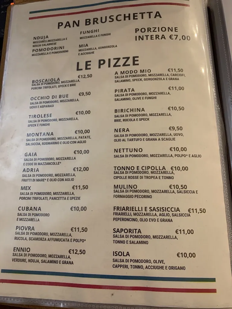 Menu_Ristorante pizzeria La Rocca_Calliano_image_1