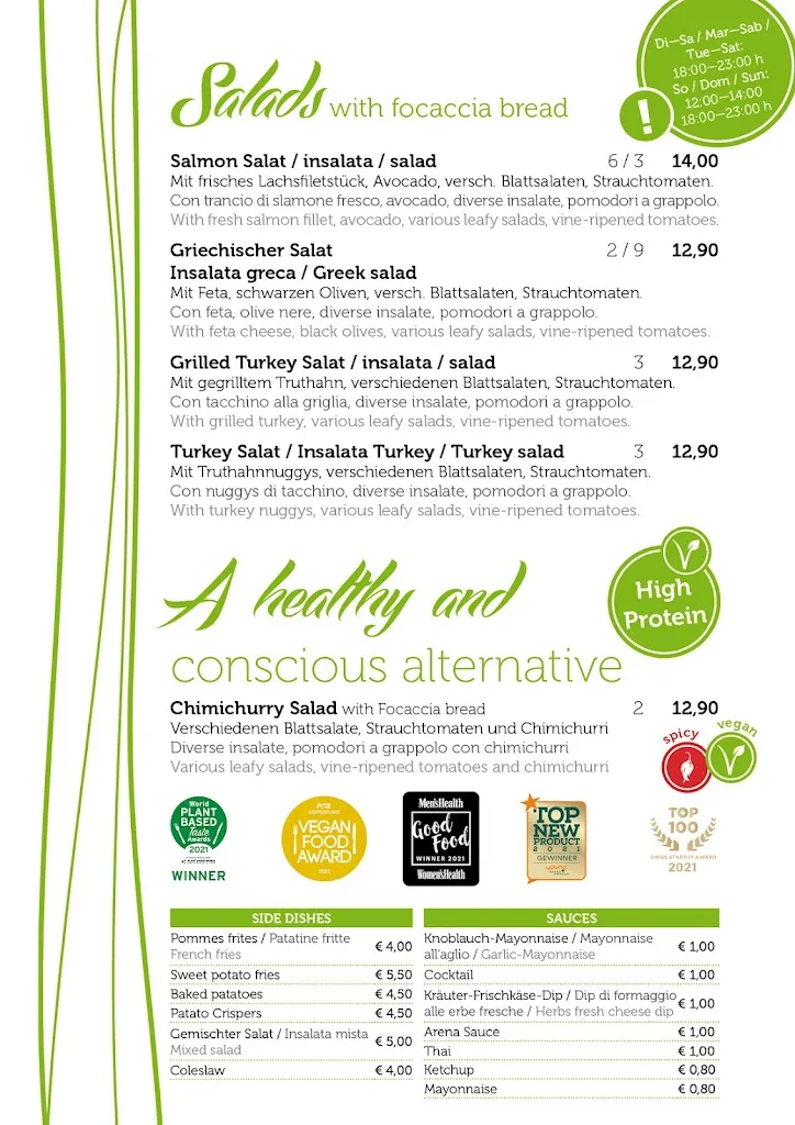 Menu_Sport's Arena_Brunico_image_2