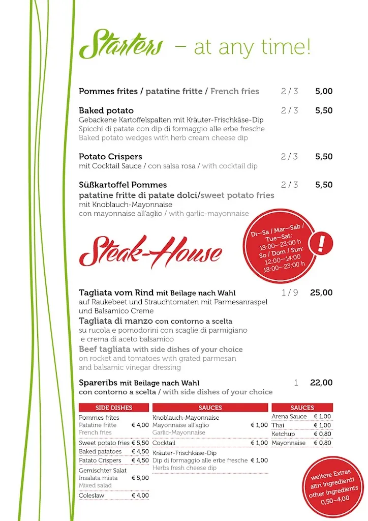Menu_Sport's Arena_Brunico_image_3
