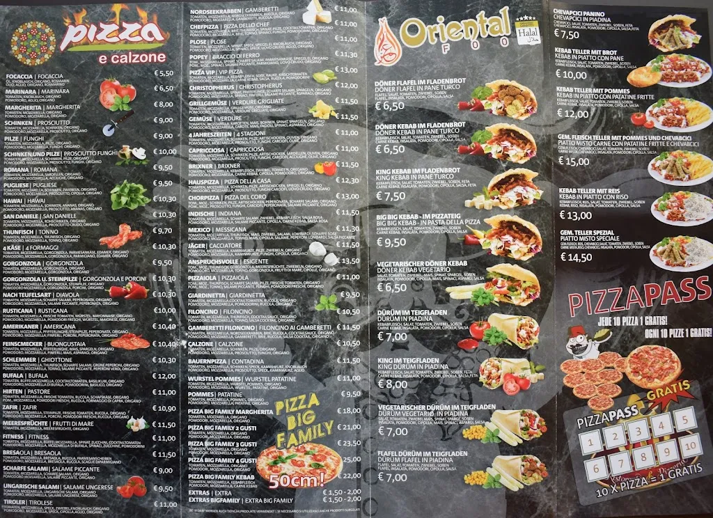 Menu_Vip Express Restaurant Pizzeria Bruneck_Brunico_image_1