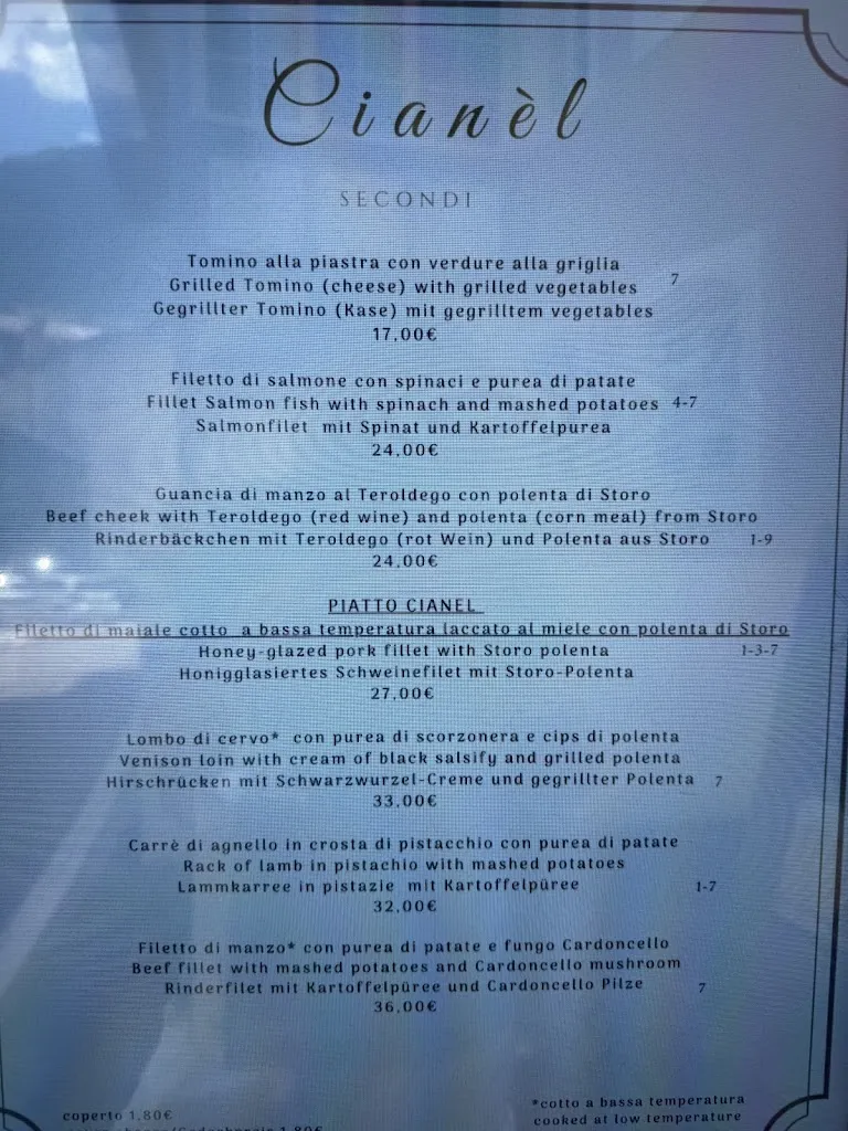 Menu_Cianèl_Campitello di Fassa_immagine_3