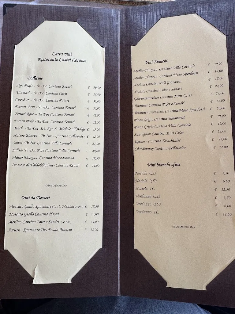 Menu_Bar Ristorante Pizzeria Castel Corona_Campodenno_image_2