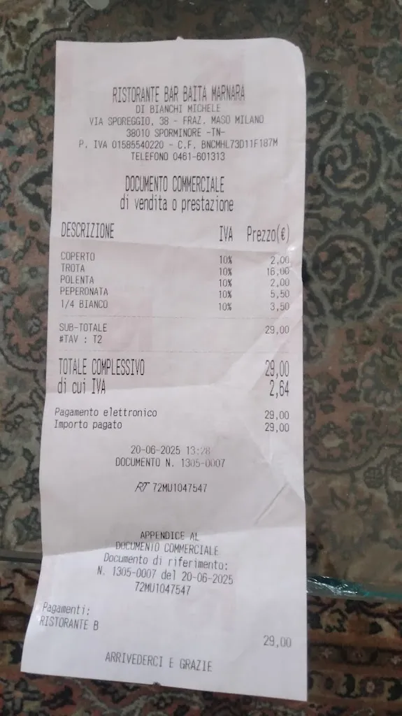 Roberto Lutteri_Baita Marnara Maso Milano Ristorante_Campodenno_review