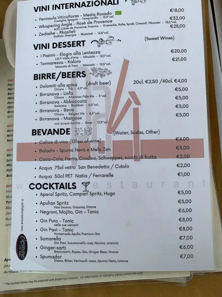 Menu_Pavì wine restaurant_Locorotondo_image_4