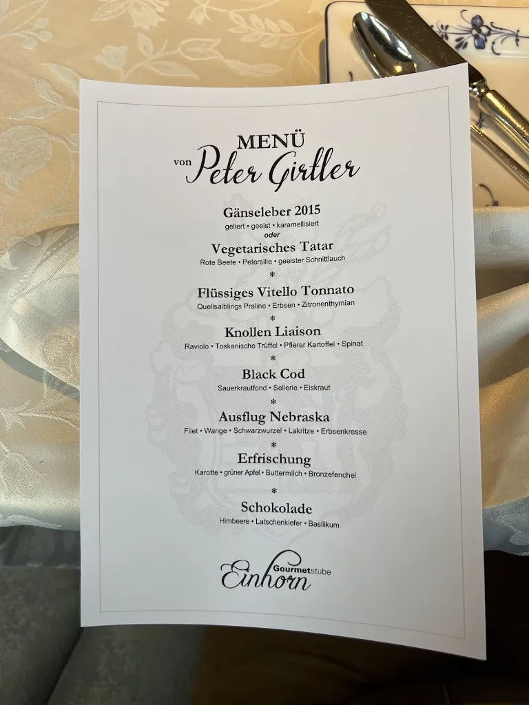 Menu_Gourmetstube Einhorn_Campo di Trens_image_3