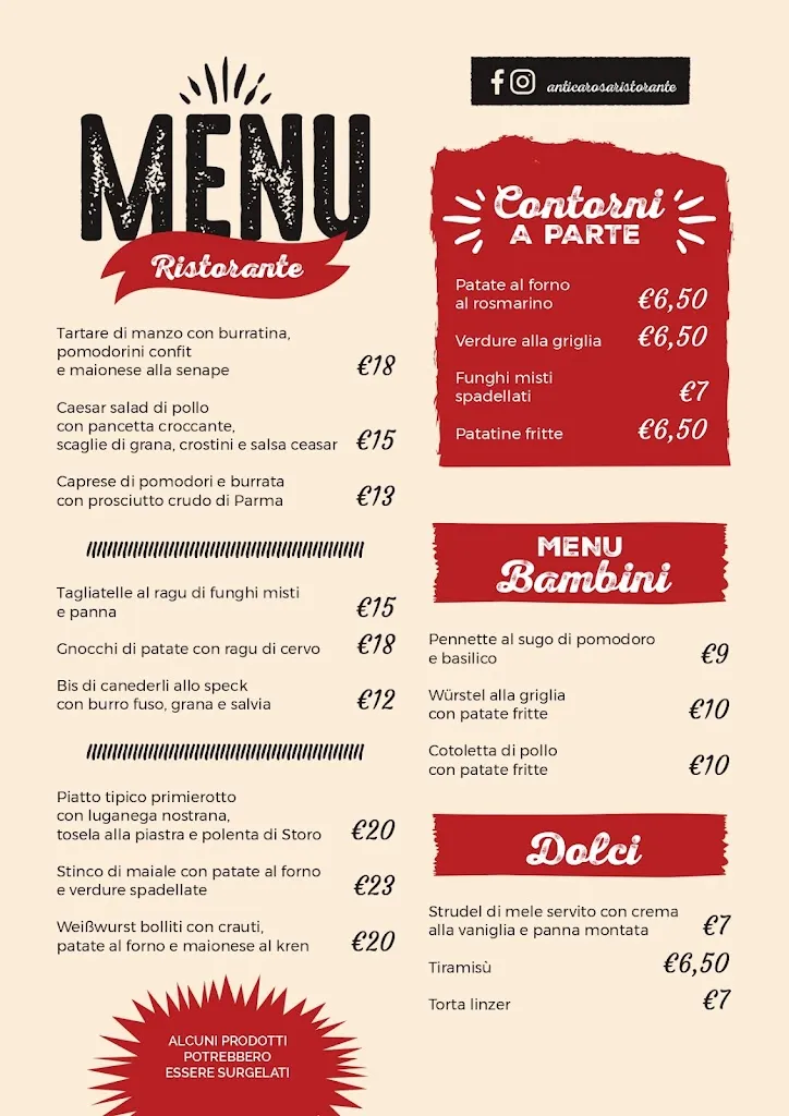 Menu_L'Antica Rosa_Canal San Bovo_immagine_2