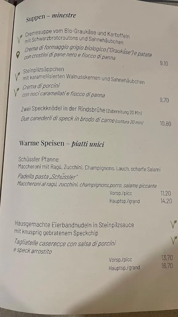 Menu_Hofschank und Appartments Schüsslerhof_Campo Tures_image_3