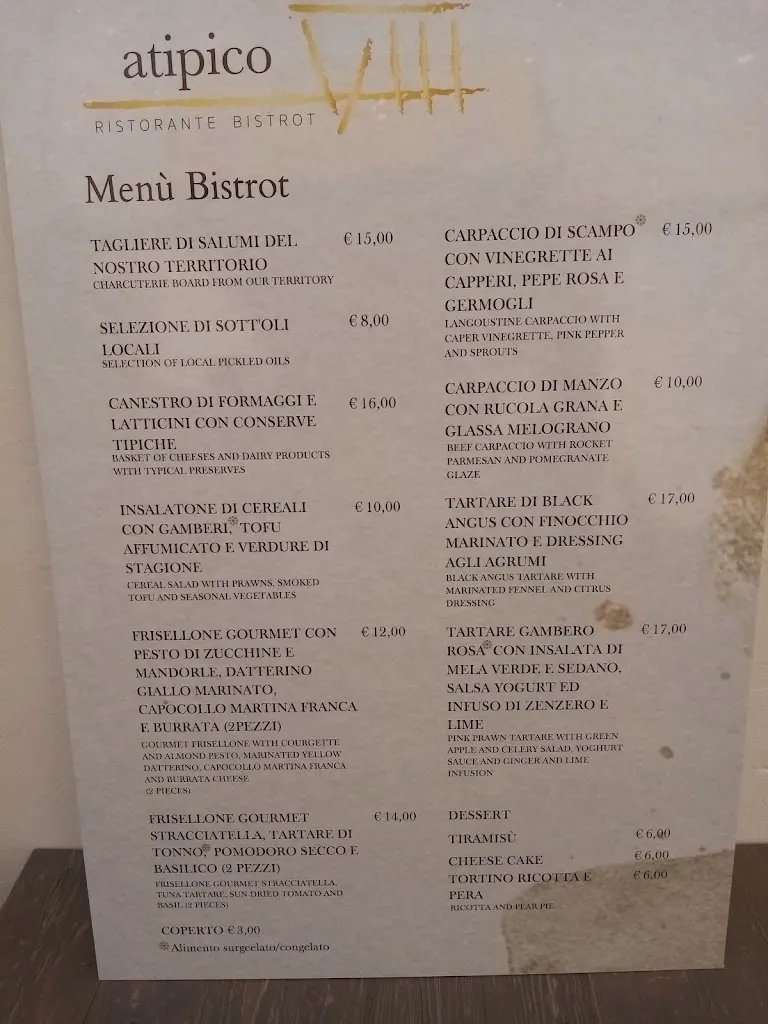 Menu_Atipico VIII - Ristorante Bistrot & Cocktail Bar_Locorotondo_image_1