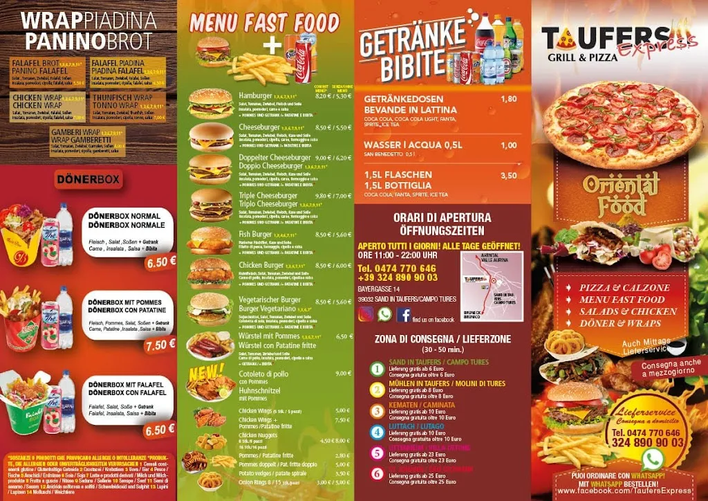 Menu_Taufers Express Pizza & Grill_Campo Tures_image_4