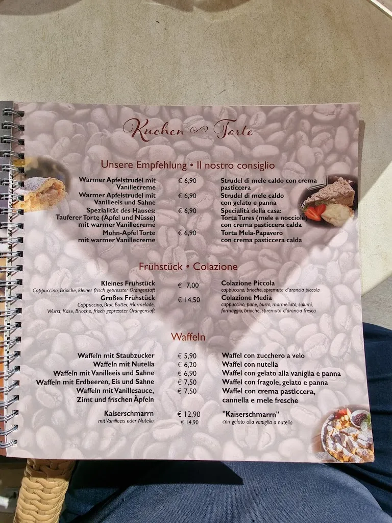 Menu_Konditorei Cafè Eisdiele Snack Bar Röck_Campo Tures_image_4