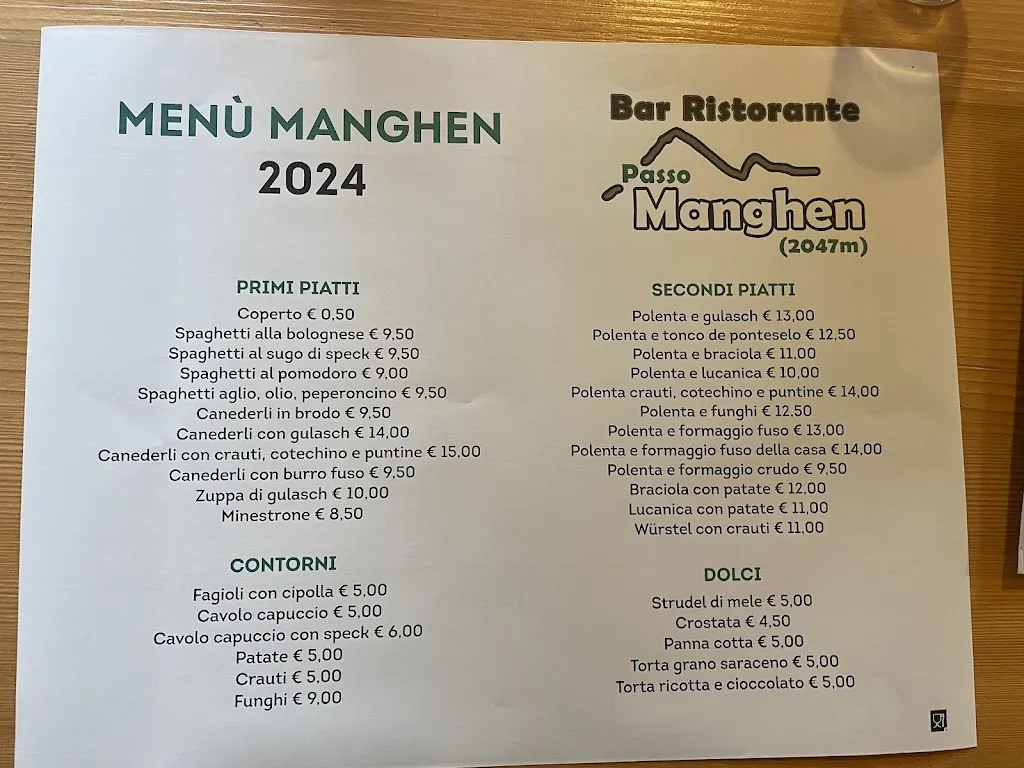 Menu_Bar Ristorante Passo Manghen_Castello Molina di Fiemme_image_1