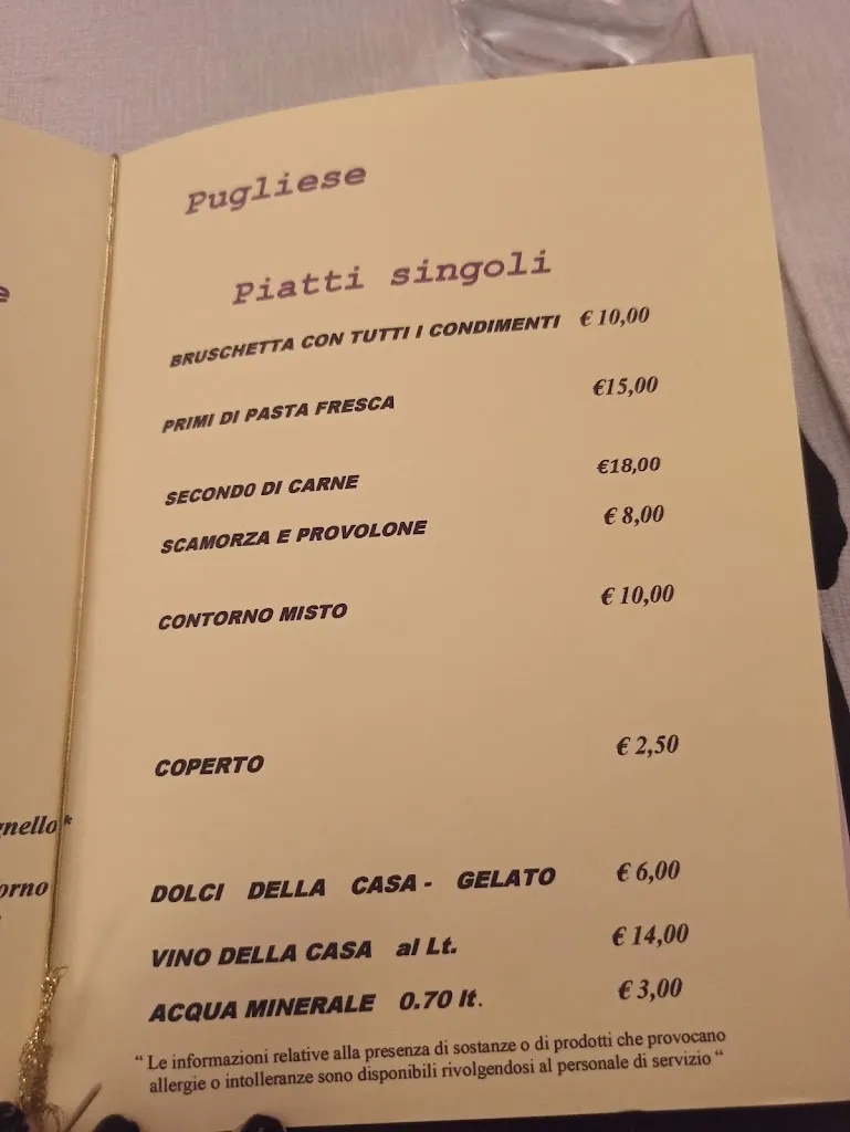 Menu_Ristorante La Canopa cucina Pugliese_Civezzano_image_3