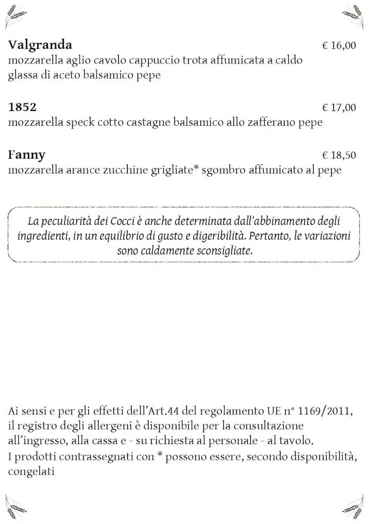 Menu_Cocceria Alla Stella_Civezzano_image_3