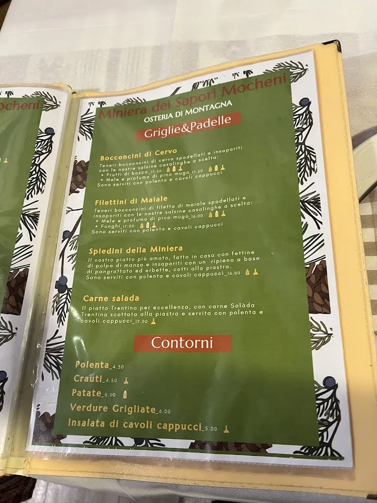 Menu_La Miniera Dei Sapori Mocheni_Civezzano_image_1