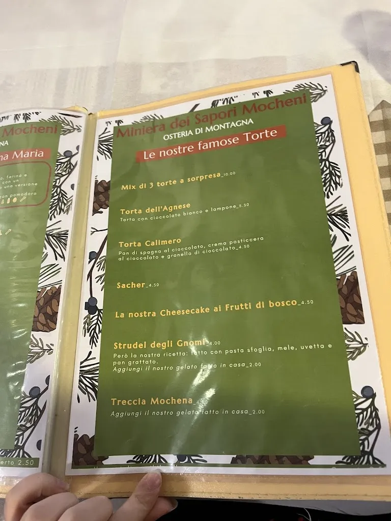 Menu_La Miniera Dei Sapori Mocheni_Civezzano_image_2