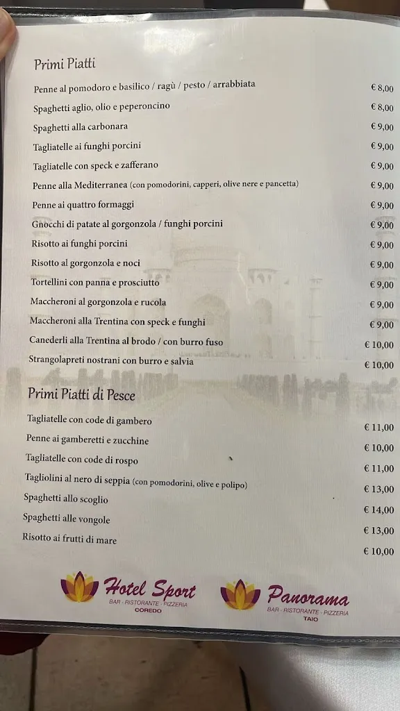 Menu_Hotel Sport Ristorante Bar Pizzeria di Singh Gurjeet_Coredo_image_4