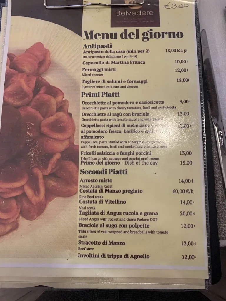 Menu_Ristorante Pizzeria Belvedere_Locorotondo_immagine_1