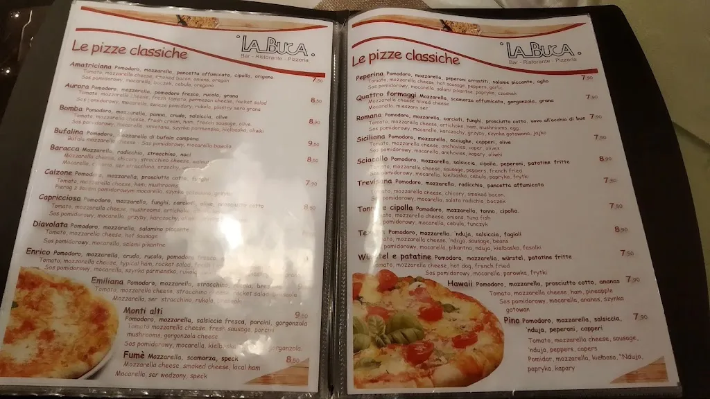 Menu_La Buca - Ristorante Bar Pizzeria - Folgarida_Commezzadura_image_1