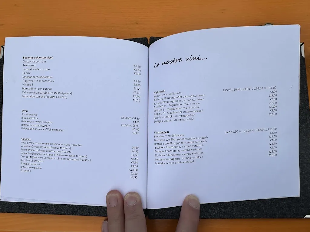 Menu_Schwarzseespitze Di Mur Lorenz & Co. Sas_Collalbo_immagine_1