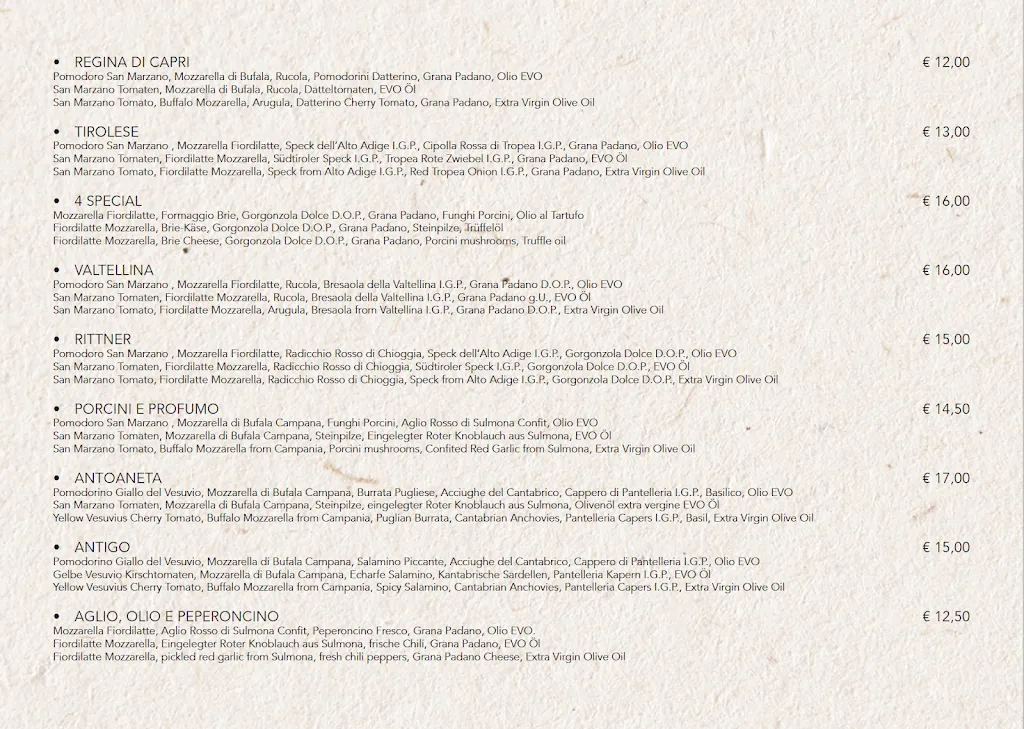 Menu_Antigo - Pizzeria, Food, Drink & Panorama_Collalbo_image_3