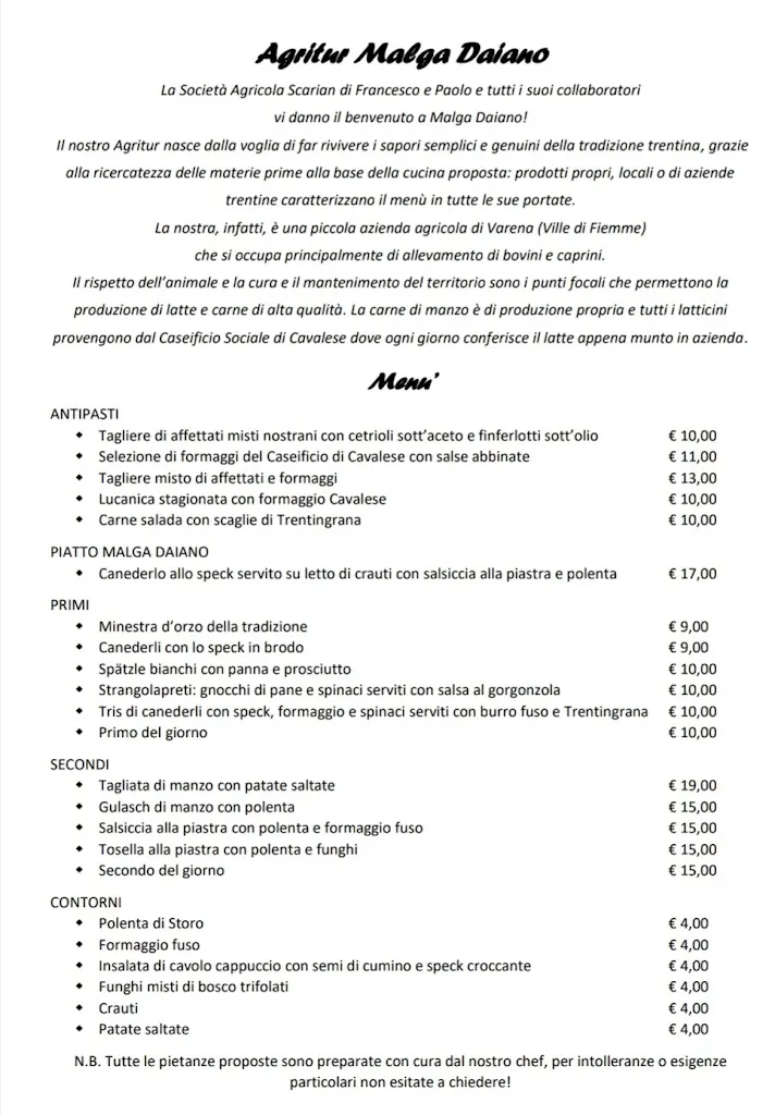 Menu_Agritur Malga Daiano_Daiano_image_1