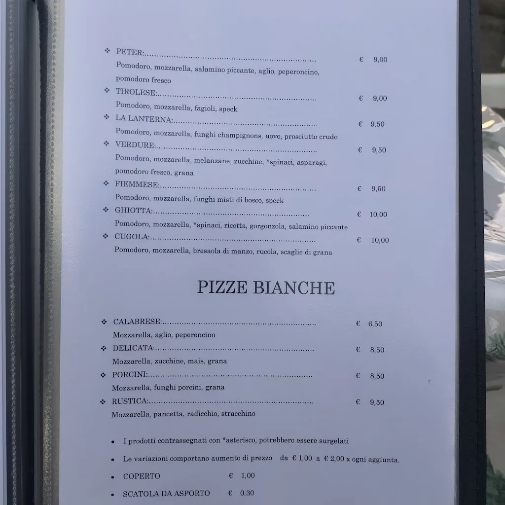 Menu_Pizzeria La Lanterna_Daiano_image_2