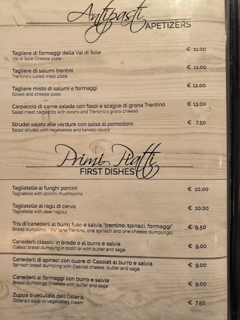 Menu_Ristorante L'Osteria Del Bosco_Dimaro_image_1