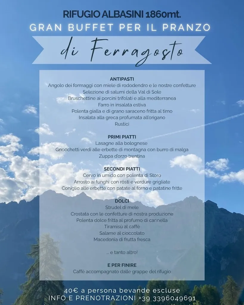 Menu_Rifugio & Noleggio Dario Albasini_Dimaro_image_1