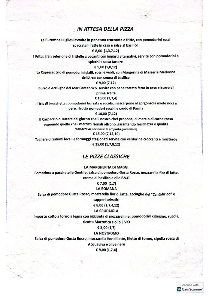 Menu_Il Priscio di Puglia - Pizzeria Contemporanea e servizio Catering su Ape food-truck_Locorotondo_image_1