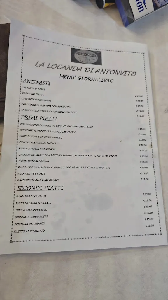 Menu_La Locanda di AntonVito_Manduria_image_4