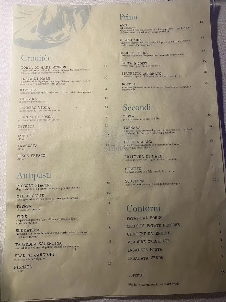 Menu_Amélie Restaurant_Maglie_image_2