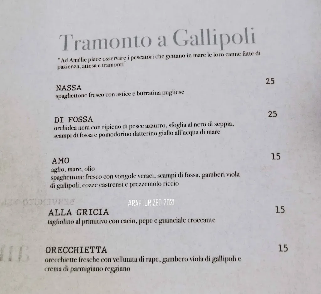 Menu_Amélie Restaurant_Maglie_image_3