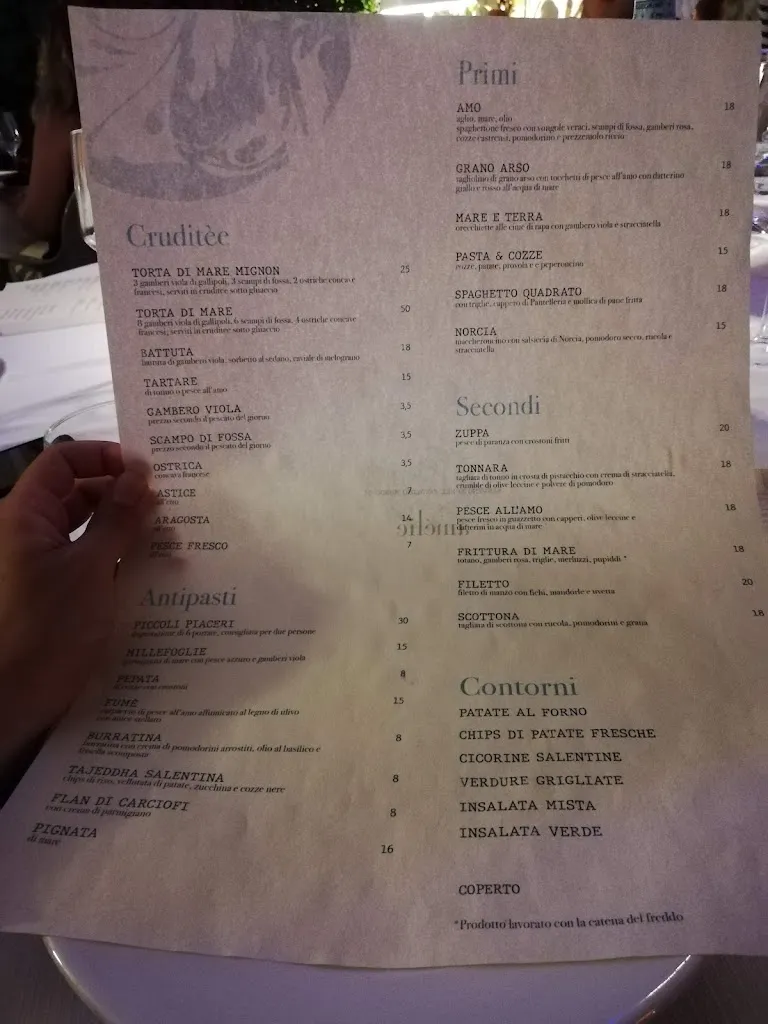 Menu_Amélie Restaurant_Maglie_image_4
