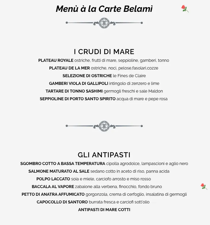 Menu_Belami - Hotel Ristorante Cantina_Maglie_image_2