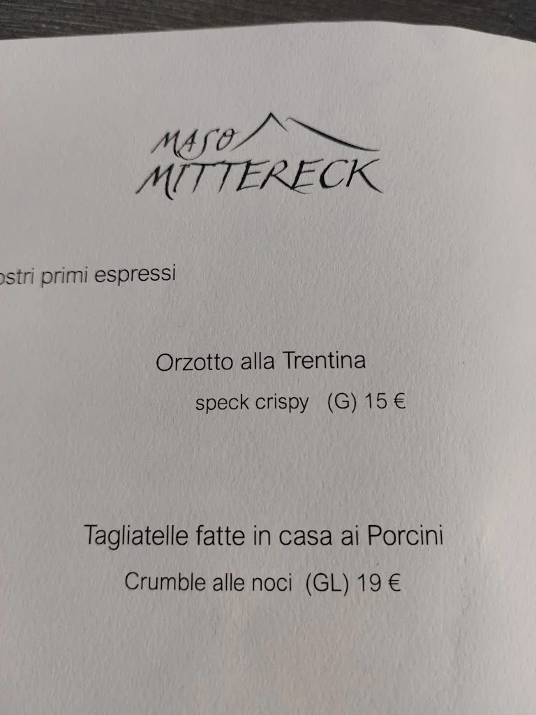 Menu_MASO MITTERECK_Folgaria_image_1
