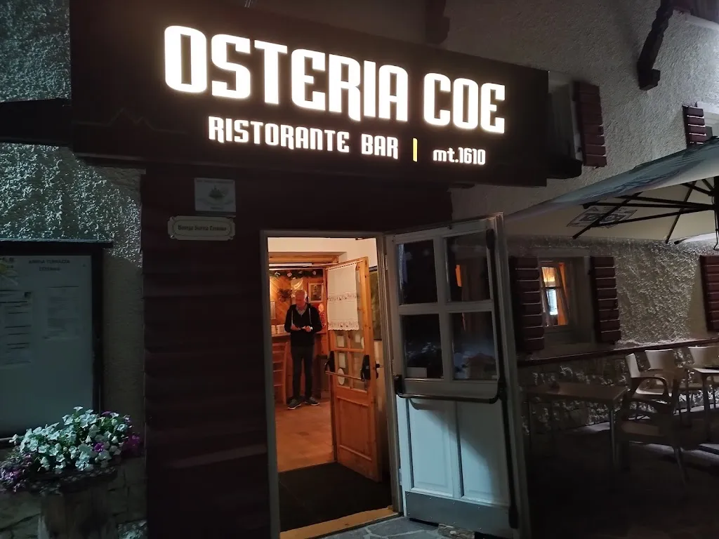 Osteria Coe restaurant in Folgaria