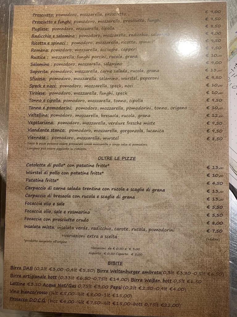 Menu_Pizzeria La Sgeva_Folgaria_immagine_2