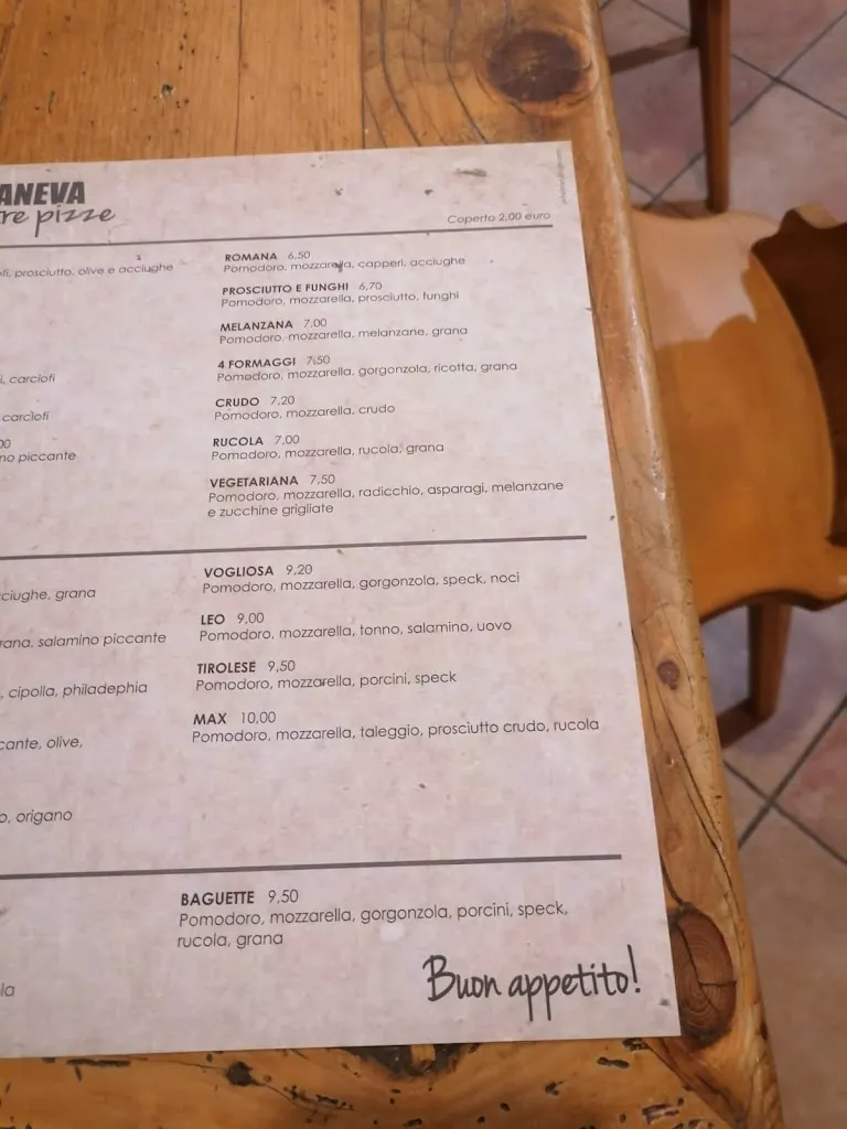 Menu_Pub Pizzeria La Caneva_Folgaria_image_2
