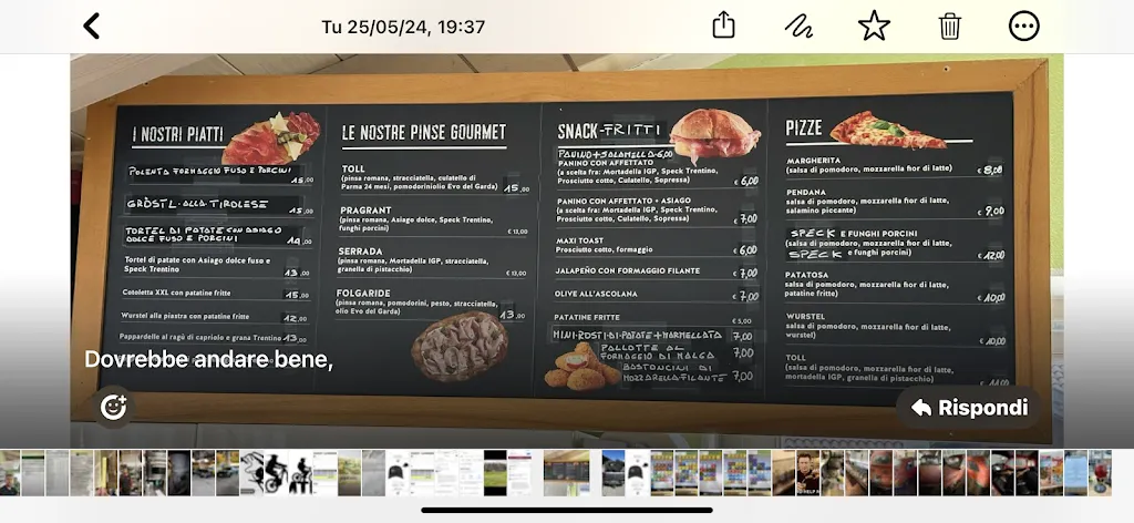 Menu_La Pendana Ski-Bike e Food_Folgaria_image_1