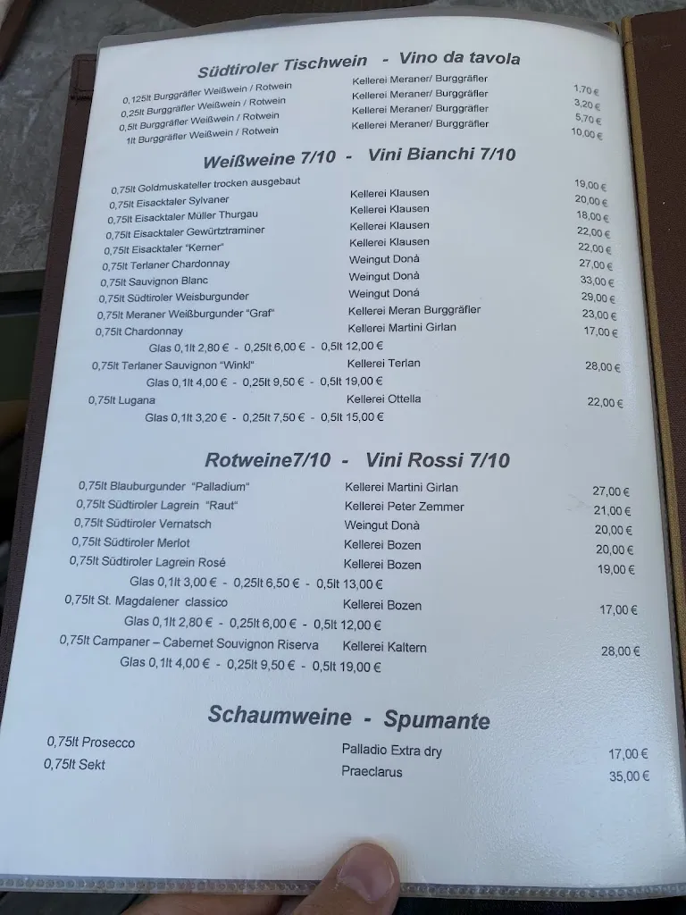 Menu_Restaurant Krebsbach_Gargazzone_image_3