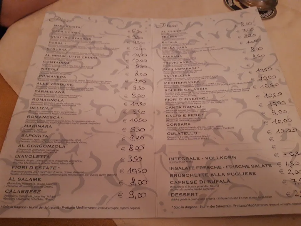 Menu_Pizzeria Pirri_Gargazzone_imagen_1