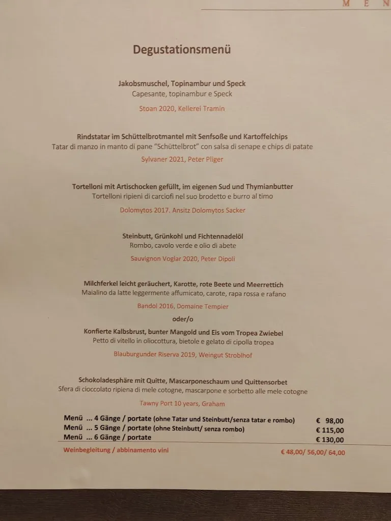 Menu_Zum Löwen_Gargazzone_image_1