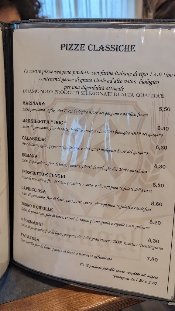 Menu_Ristorante Pizzeria Krügel_Lavis_image_2