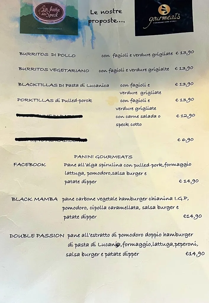 Menu_“La Baita dello Speck” Levico Terme-Canazei-Campitello di Fassa_Levico Terme_image_1