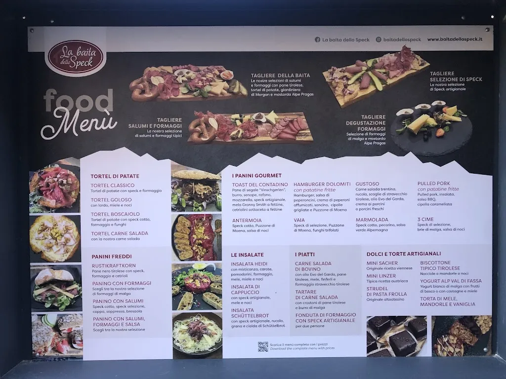 Menu_“La Baita dello Speck” Levico Terme-Canazei-Campitello di Fassa_Levico Terme_image_4