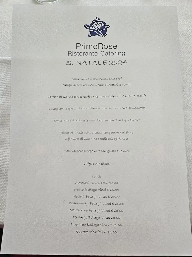 Menu_Ristorante Prime Rose_Levico Terme_image_1