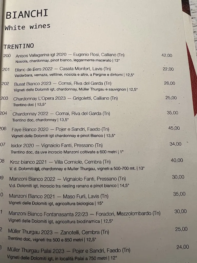 Menu_Ristorante Boivin_Levico Terme_image_1