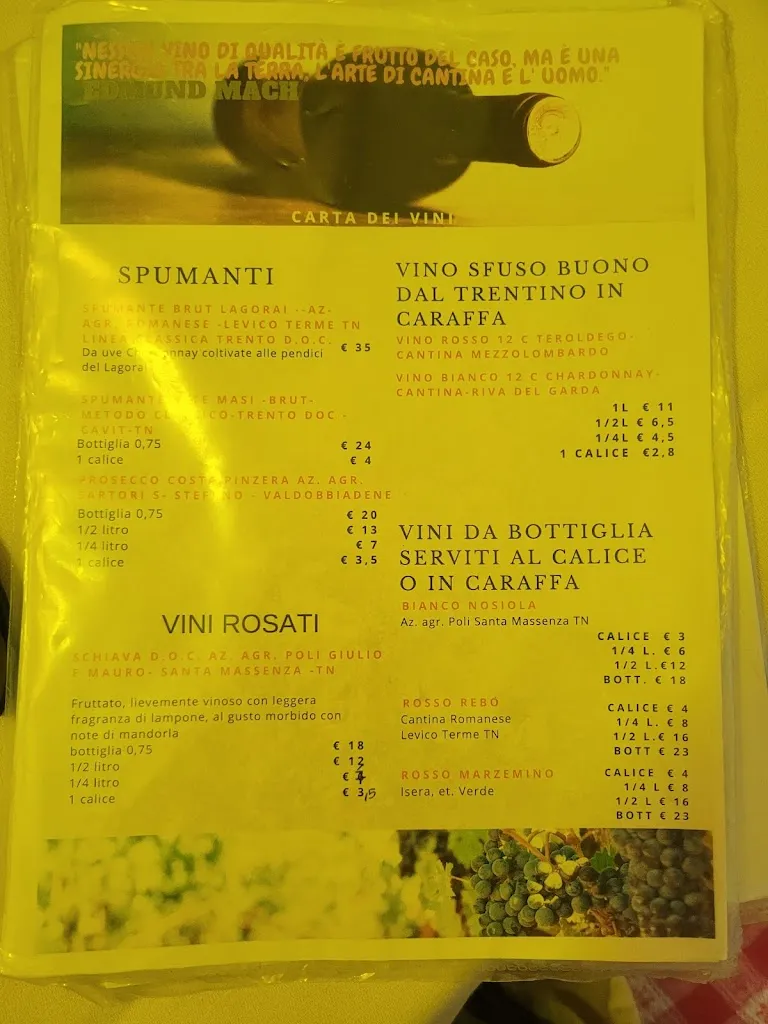 Menü_Ristorante La Stua_Levico Terme_Bild_2