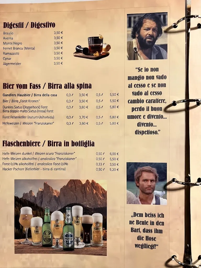 Menu_Restaurant Untergandlkeller_Lagundo_immagine_3